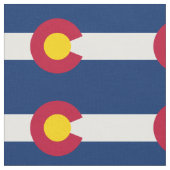 Staatsflagge Colorado Stoff (Nahaufnahme)