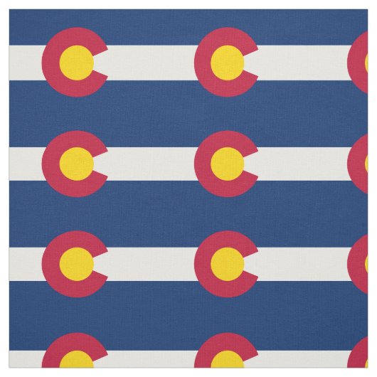 Staatsflagge Colorado Stoff (Muster)
