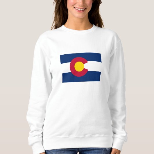 Staatsflagge Colorado Sweatshirt (Vorderseite)