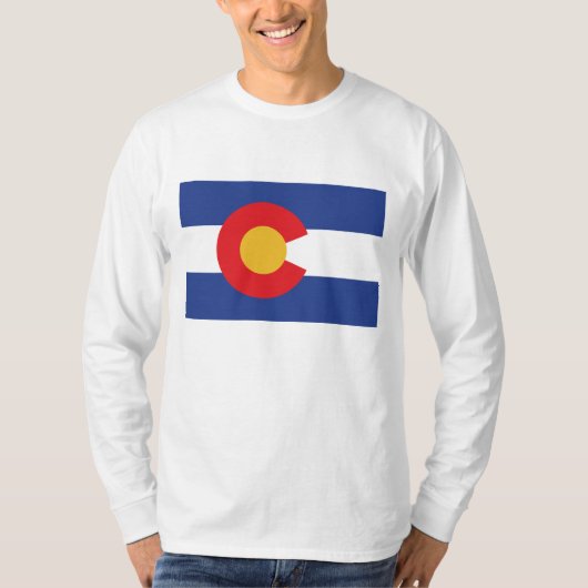Staatsflagge Colorado T-Shirt (Vorderseite)