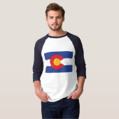 Staatsflagge Colorado T-Shirt (Vorne ganz)