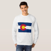 Staatsflagge Colorado T-Shirt (Vorne ganz)