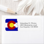 Staatsflagge Colorado Weiß Personalisiert (Insitu)