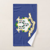 Staatsflagge Connecticut Badhandtuch Set (Handtuch)
