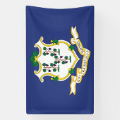 Staatsflagge Connecticut Banner (Vertikal)