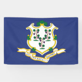 Staatsflagge Connecticut Banner (Horizontal)