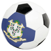Staatsflagge Connecticut Fußball (Dreiviertel)