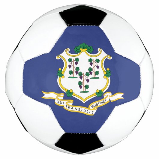 Staatsflagge Connecticut Fußball (Vorderseite)