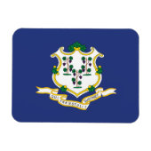 Staatsflagge Connecticut Magnet (Horizontal)