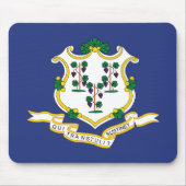 Staatsflagge Connecticut Mousepad (Vorne)