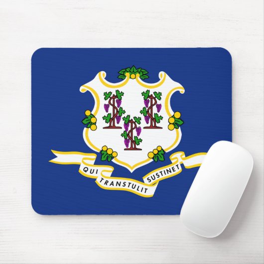 Staatsflagge Connecticut Mousepad (Mit Mouse)