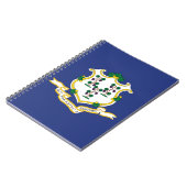Staatsflagge Connecticut Notizblock (Linke Seite)