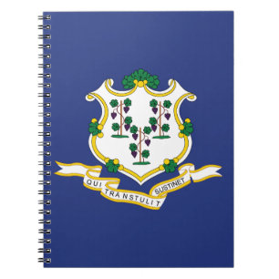 Staatsflagge Connecticut Notizblock