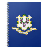 Staatsflagge Connecticut Notizblock (Vorderseite)
