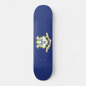 Staatsflagge Connecticut Skateboard (Vorderseite)