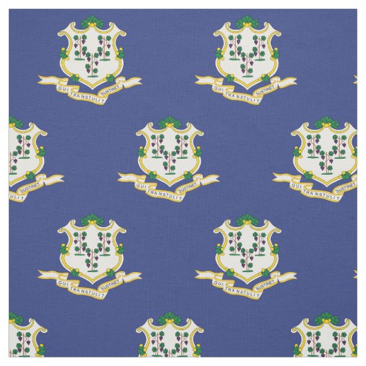 Staatsflagge Connecticut Stoff (Muster)