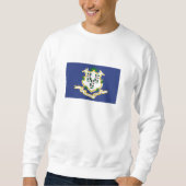 Staatsflagge Connecticut Sweatshirt (Vorderseite)