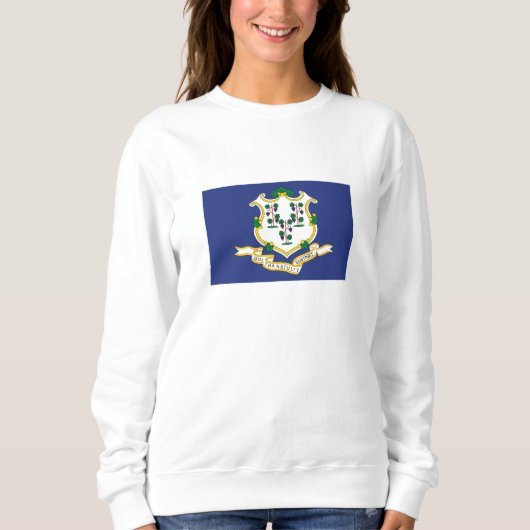 Staatsflagge Connecticut Sweatshirt (Vorderseite)