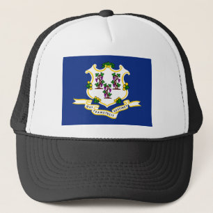 Staatsflagge Connecticut Truckerkappe