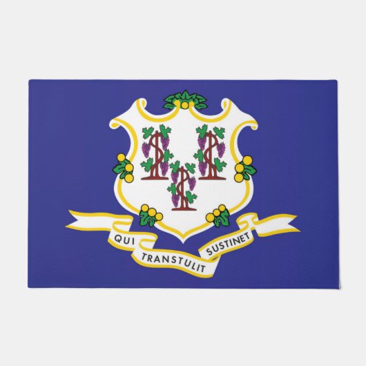 Staatsflagge Connecticut, USA Fußmatte (Vorderseite)
