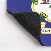 Staatsflagge Connecticut, USA Mousepad (Ecke)