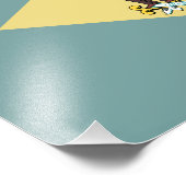 Staatsflagge Delaware Fotodruck (Ecke)