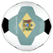 Staatsflagge Delaware Fußball (Gedreht)