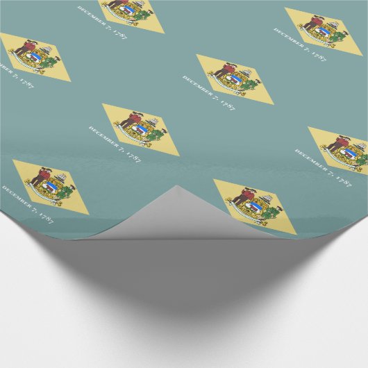 Staatsflagge Delaware Geschenkpapier (Ecke)