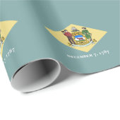 Staatsflagge Delaware Geschenkpapier (Rolleneckpunkt)