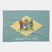 Staatsflagge Delaware Geschirrtuch (Horizontal)