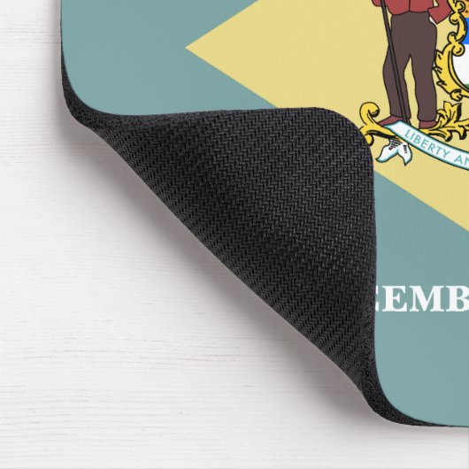 Staatsflagge Delaware Mousepad (Ecke)