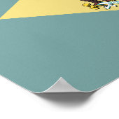 Staatsflagge Delaware Poster (Ecke)