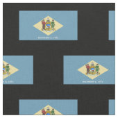 Staatsflagge Delaware Stoff (Nahaufnahme)