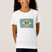 Staatsflagge Delaware T-Shirt (Vorderseite)