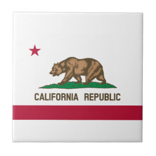 Staatsflagge der California Republic Fliese