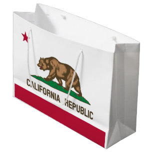 Staatsflagge der California Republic Große Geschenktüte