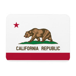 Staatsflagge der California Republic Magnet