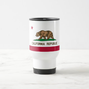 Staatsflagge der California Republic Reisebecher