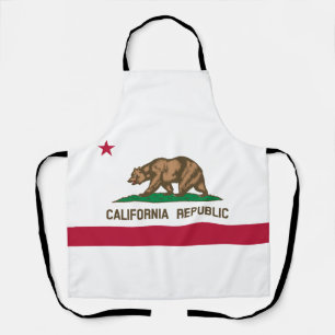 Staatsflagge der California Republic Schürze
