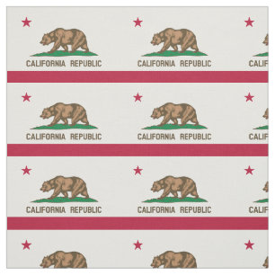 Staatsflagge der California Republic Stoff