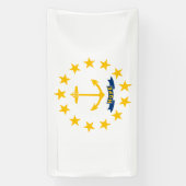 Staatsflagge der Insel Rhode Banner (Vertikal)