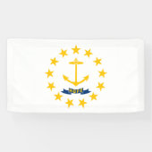 Staatsflagge der Insel Rhode Banner (Horizontal)