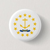 Staatsflagge der Insel Rhode Button (Vorderseite)