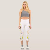Staatsflagge der Insel Rhode Capri Leggings (Vorderseite)