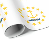 Staatsflagge der Insel Rhode Geschenkpapier (Rolleneckpunkt)