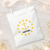 Staatsflagge der Insel Rhode Geschenktütchen (Ausgeschnitten)