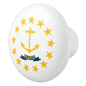 Staatsflagge der Insel Rhode Keramikknauf (Rechts)