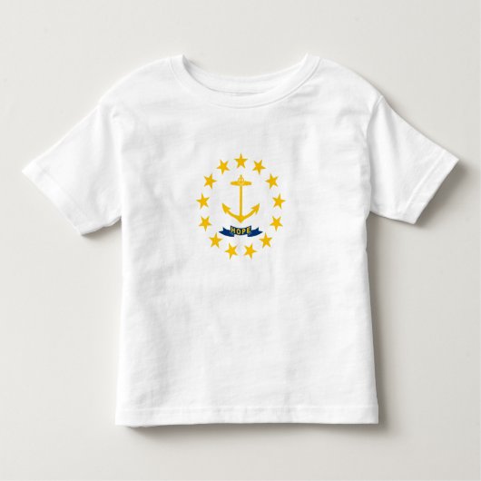 Staatsflagge der Insel Rhode Kleinkind T-shirt (Vorderseite)