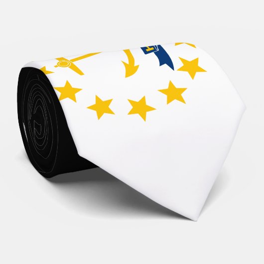 Staatsflagge der Insel Rhode Krawatte (Gerollt)