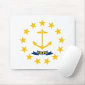 Staatsflagge der Insel Rhode Mousepad (Mit Mouse)